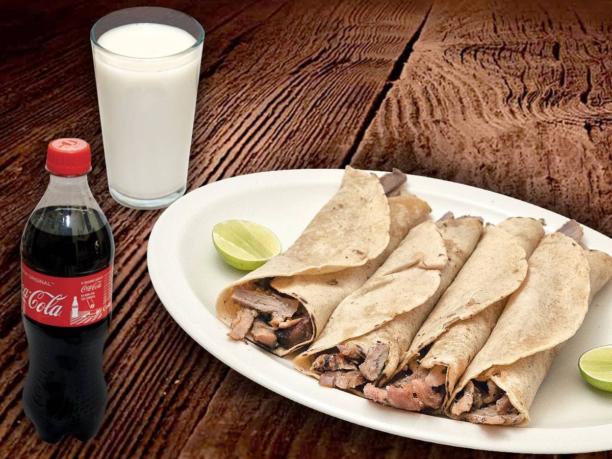 4 Tacos Orientales + bebida