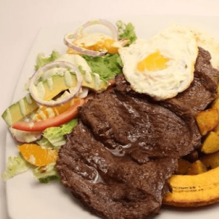 Bistec a lo Pobre