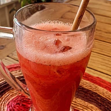 Agua de Fresa
