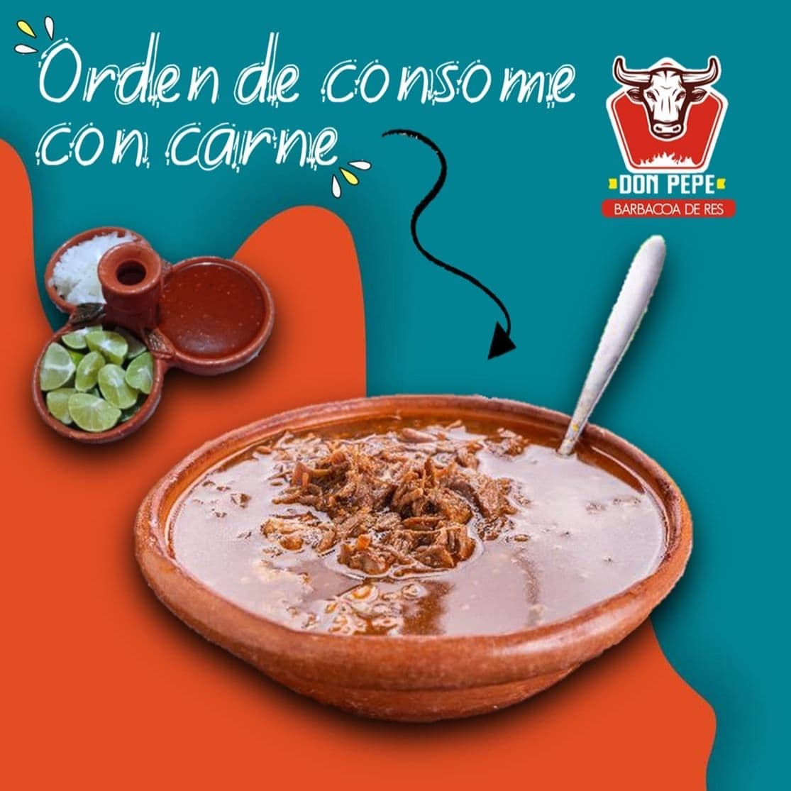 Consome CON carne 1/2 litro