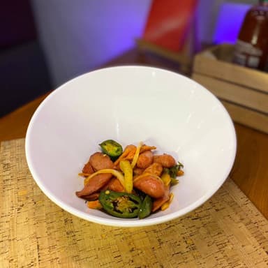 SALCHICHAS SALTEADAS