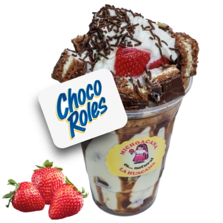 Fresas Naturales Frescas Con ChocoRoles