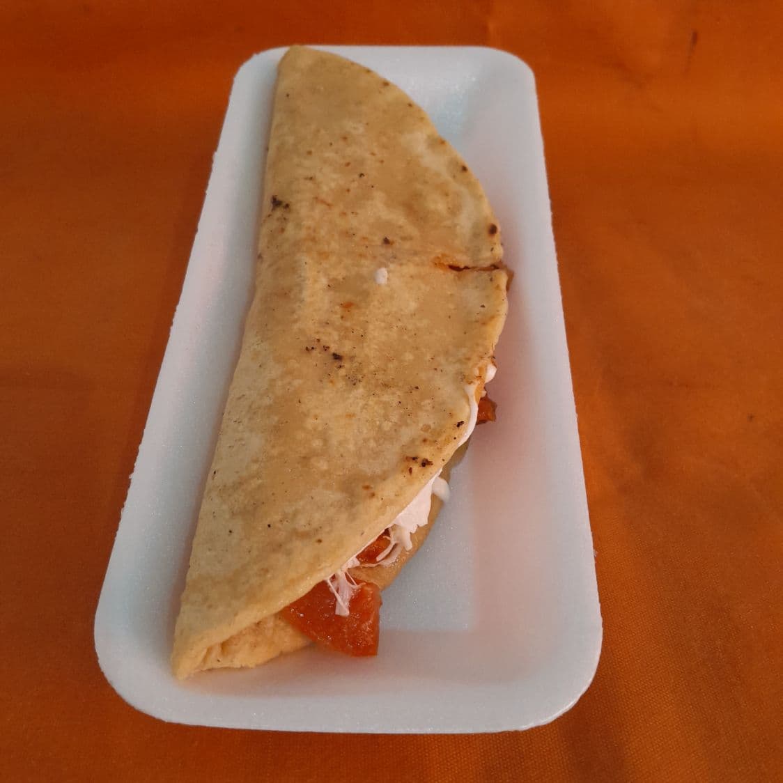 QUESADILLA JUNIOR'S DE TINGA +CHAMOYADA DISPONIBLE