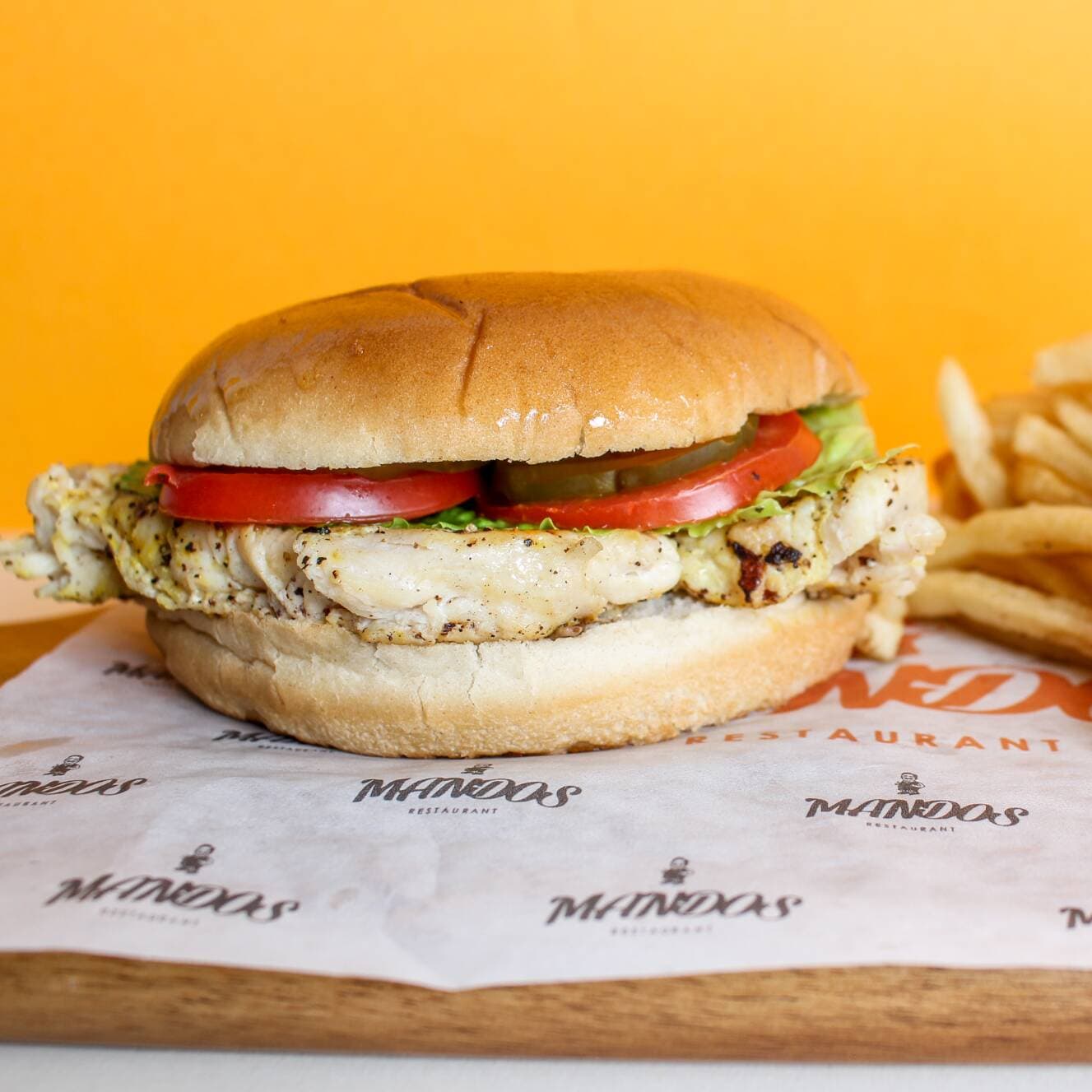 Hamburgesa de Pechuga a la Plancha