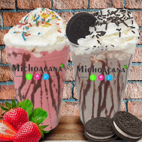 2 Malteadas en Vaso de 16 Oz