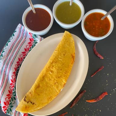 Quesadilla Huitlacoche con Queso