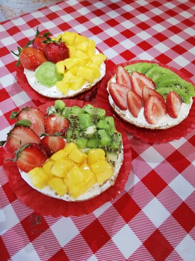 Tarta frutal de Queso