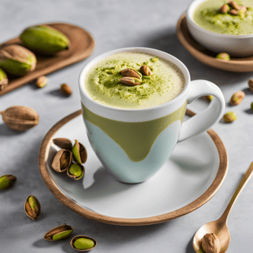 Latte Caliente de Pistache