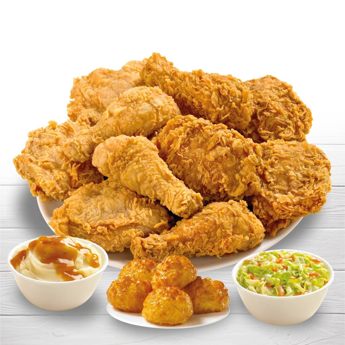 Combo 10 Pzs Pollo, 1 Pure y 1Ens, 5Biscuits