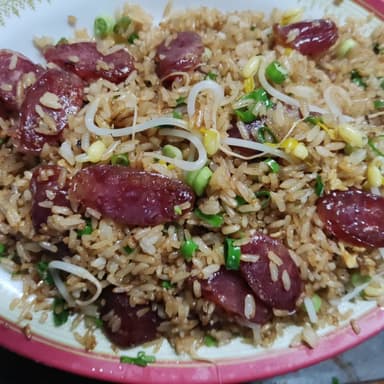 Arroz Frito con Chorizo Chino腊长饭