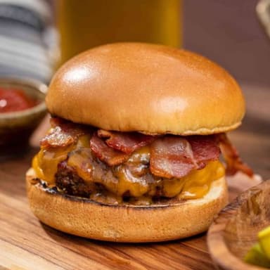Hamburguesa Cheddar & Bacon Crunch