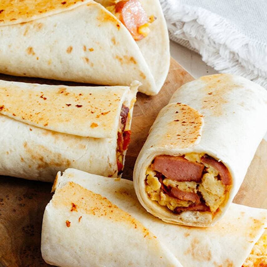 Burrito de Huevo con Salchicha