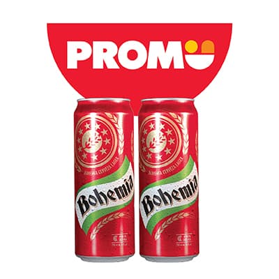 2 Pack Bohemia Lata 710 ml c/u