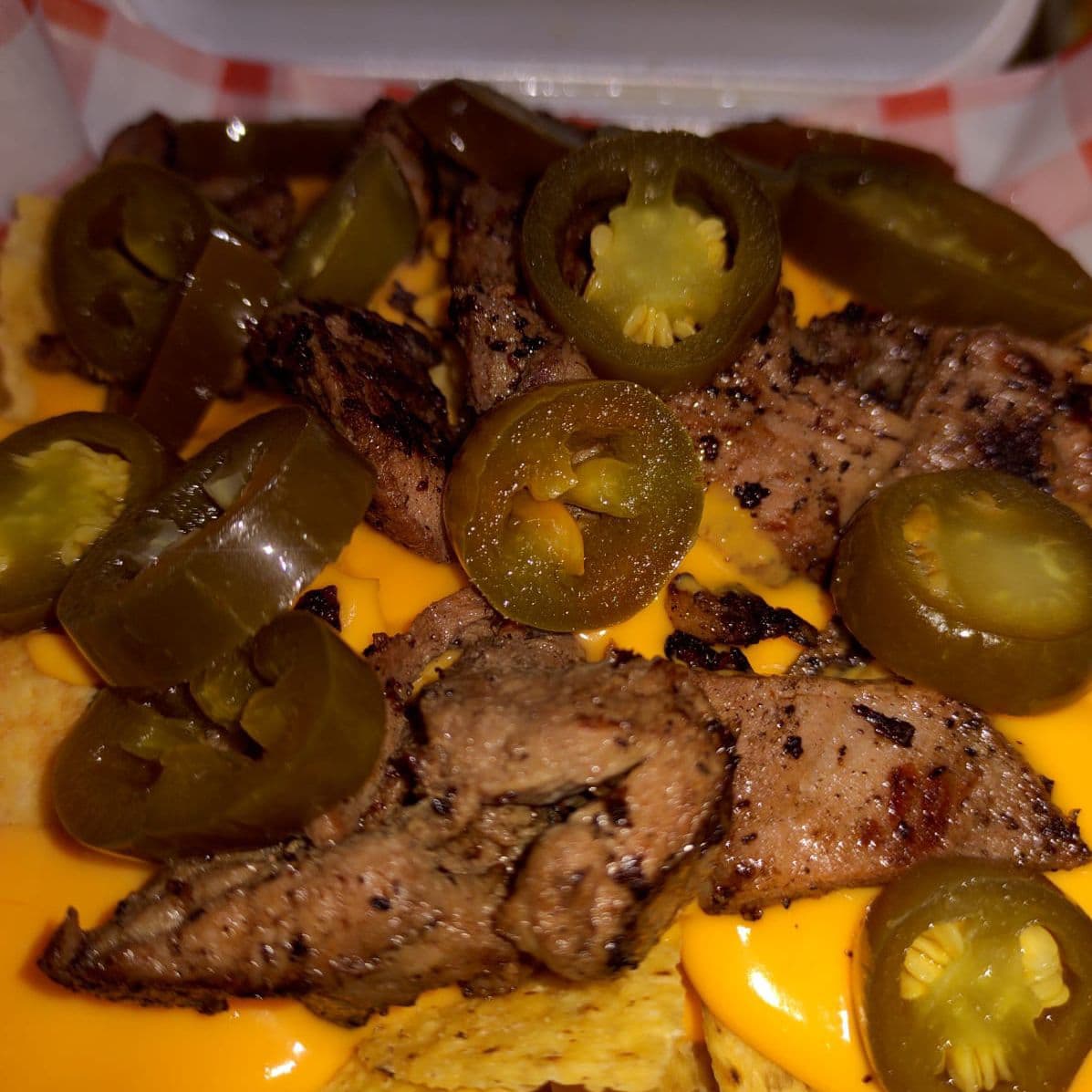 Nachos con Arrachera