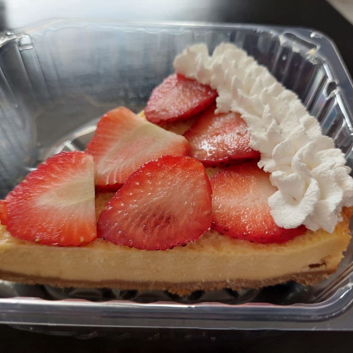 Rebanada de Cheescake de Fresa