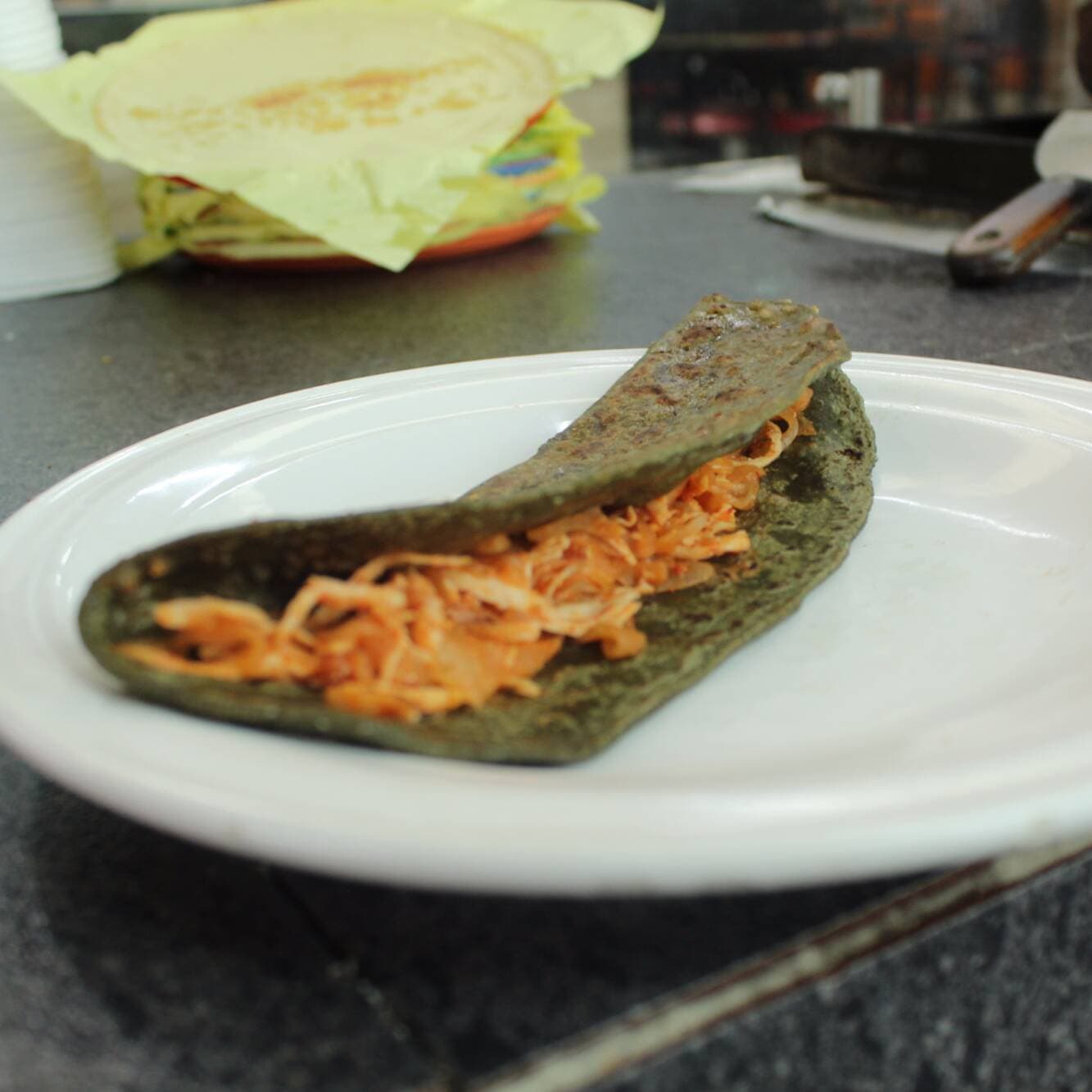 Quesadilla de Tinga de Pollo