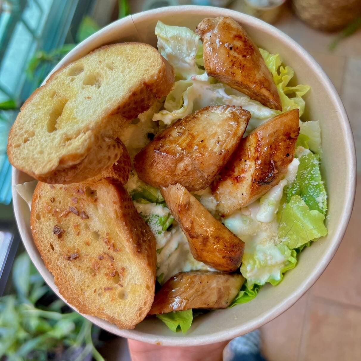 Ensalada Cesar con Pollo