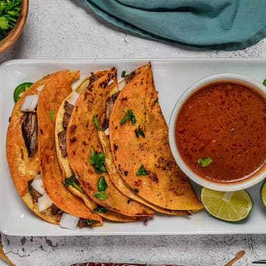 3 tacos de birria