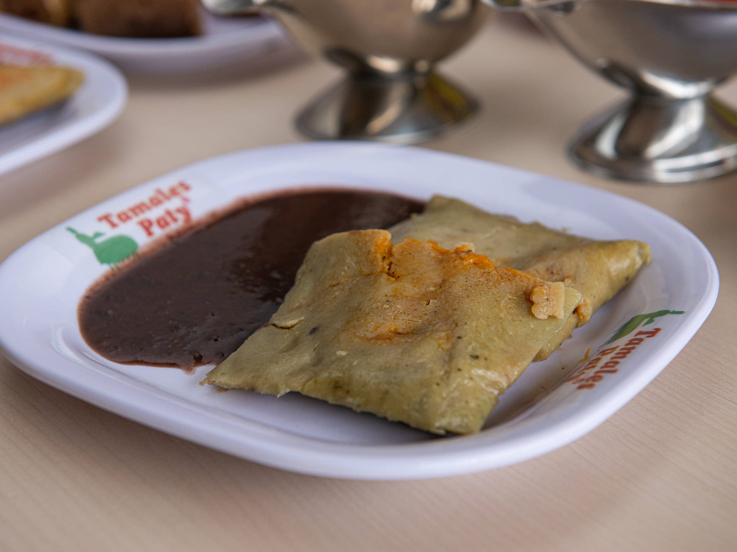 Tamal de Calabaza con Camarón