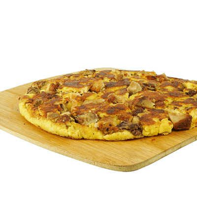 Tortilla Extra Queso Rellena de Chicharrón