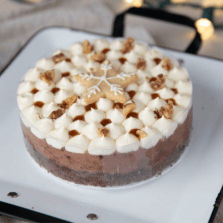 Postre Cheesecake y Ferrero Rocher