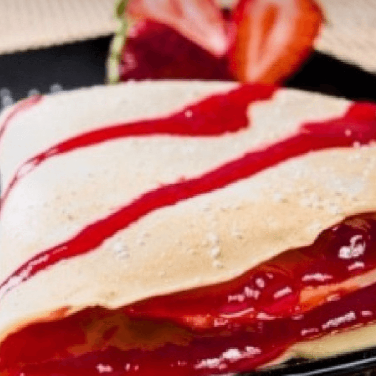 Crepa de Mermelada de Fresa