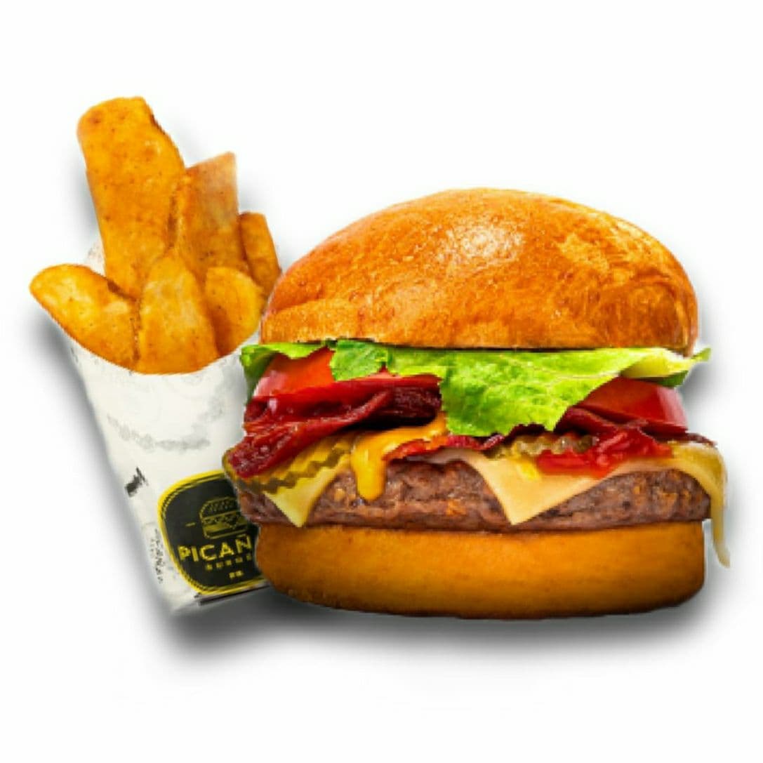 Hamburguesa Sencilla + Gajo
