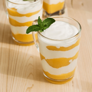 Duraznos con crema
