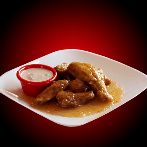 17 Alitas Mango Habanero + Refresco de 600ml