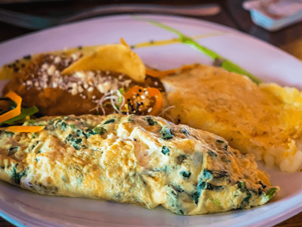 Omelette de Espinacas