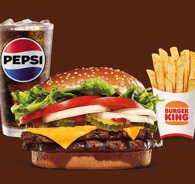Combo Whopper Doble con Queso