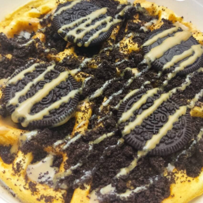 Waffle de Oreo