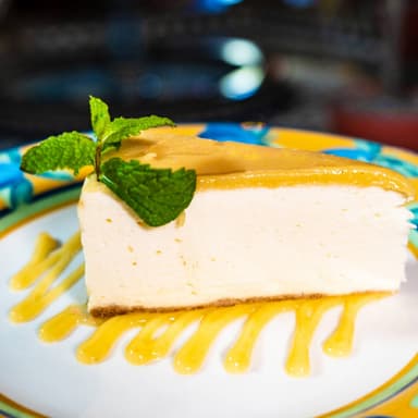 Pastel de queso con guayaba