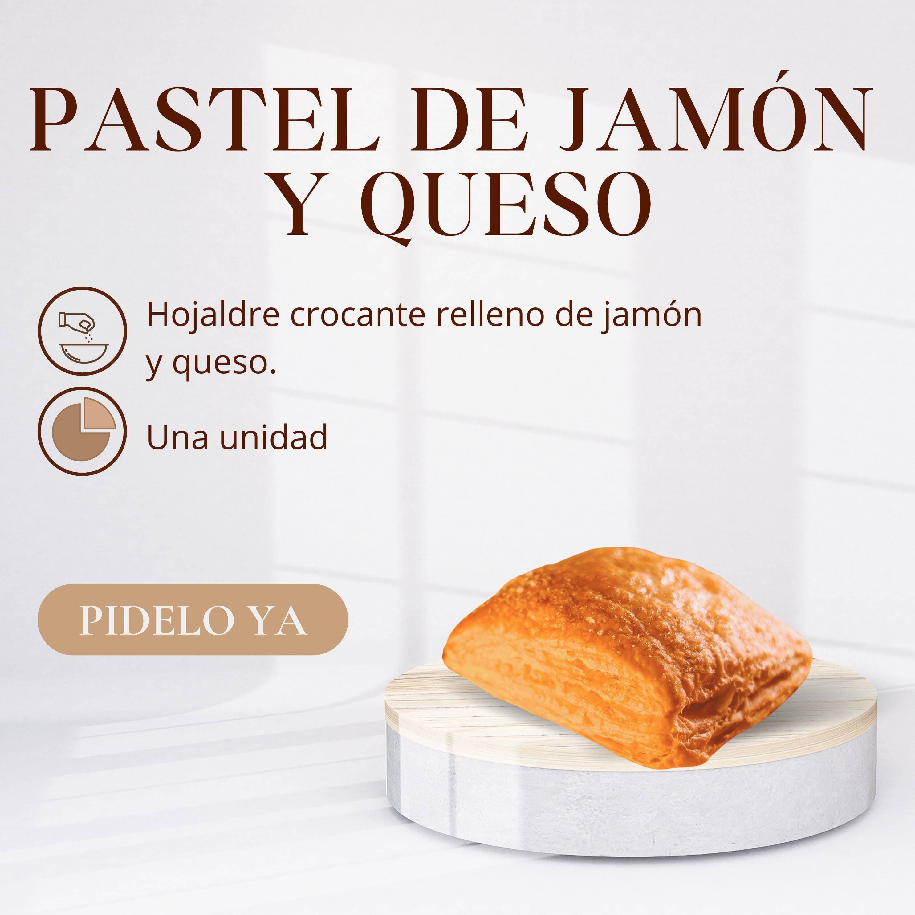 Pastel De Jamón y Queso | Panadería | Refrigerios