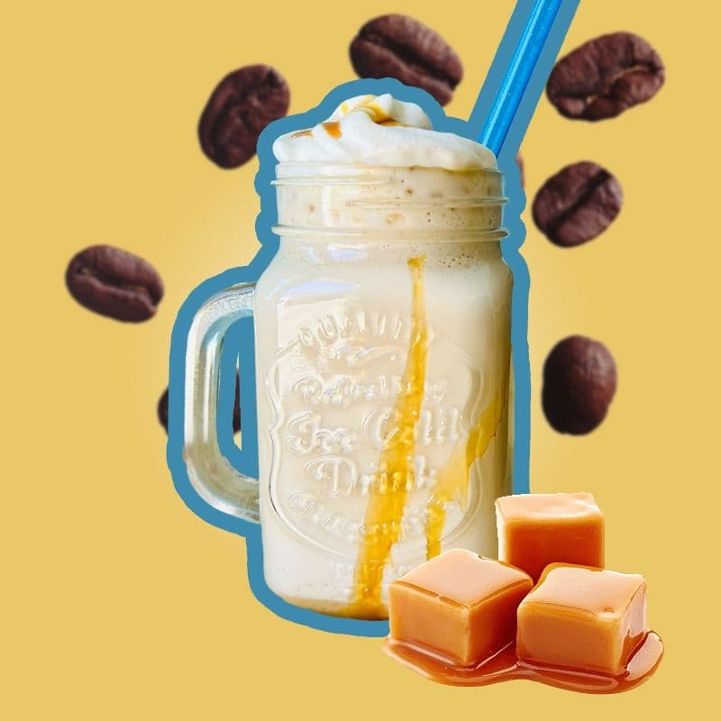 Frappé Caramelo con Café