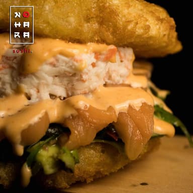 Sushi Burger de Salmón