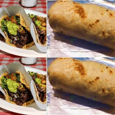 Taco de Asada y Pony de Asada