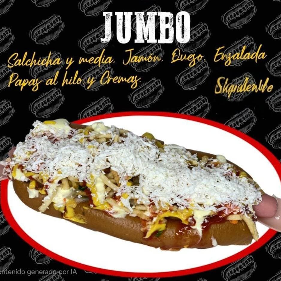 5 Perros Jumbo + Pepsi 1L