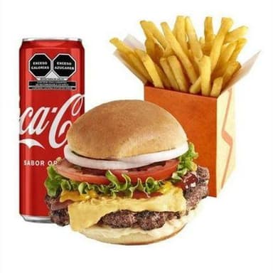 Combo hamburguesa sencilla