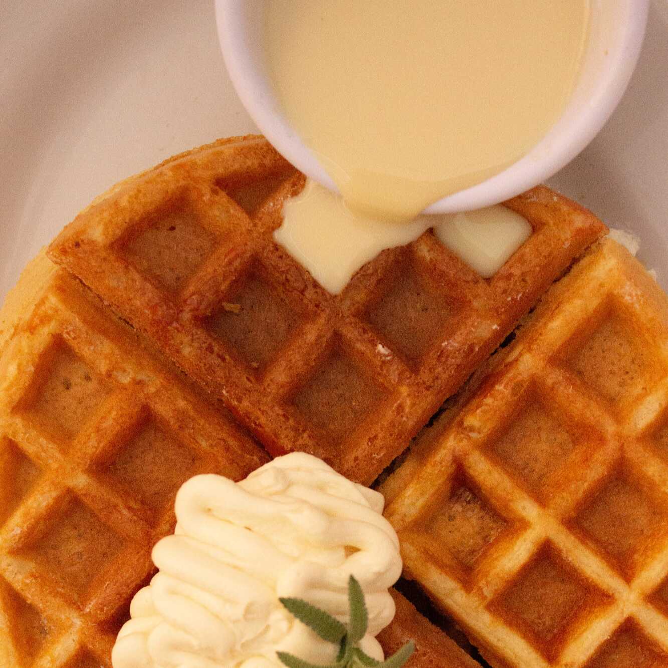 Waffle Lechera con Philadelphia