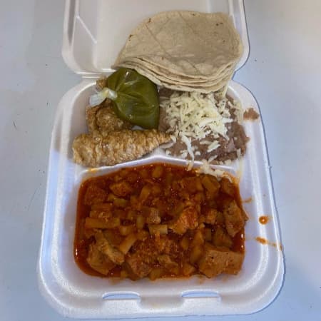 Platillo con Guisado