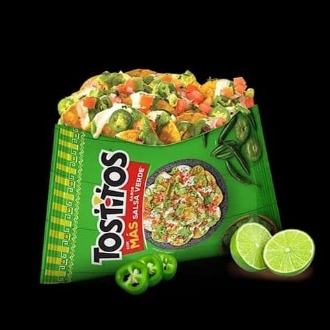 Tostitos con Asada y Queso