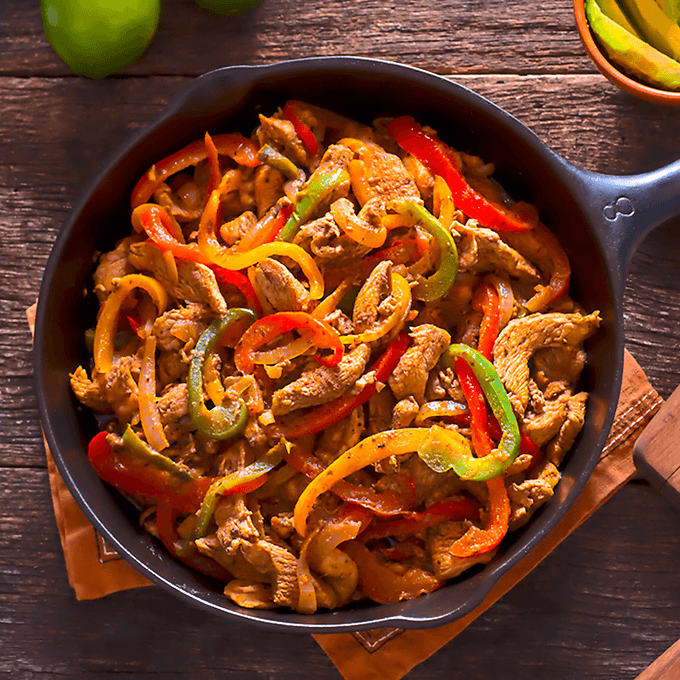 Fajitas de pollo