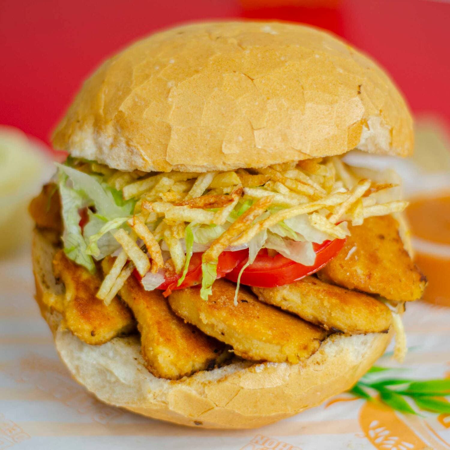 Sándwich de Nuggets con 2 Quesos y 3 Piñas