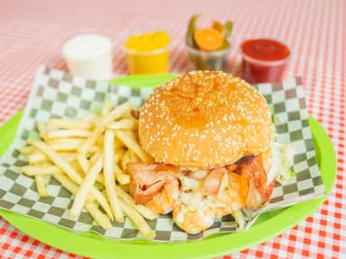 Hamburguesa Mar y Tierra Grande