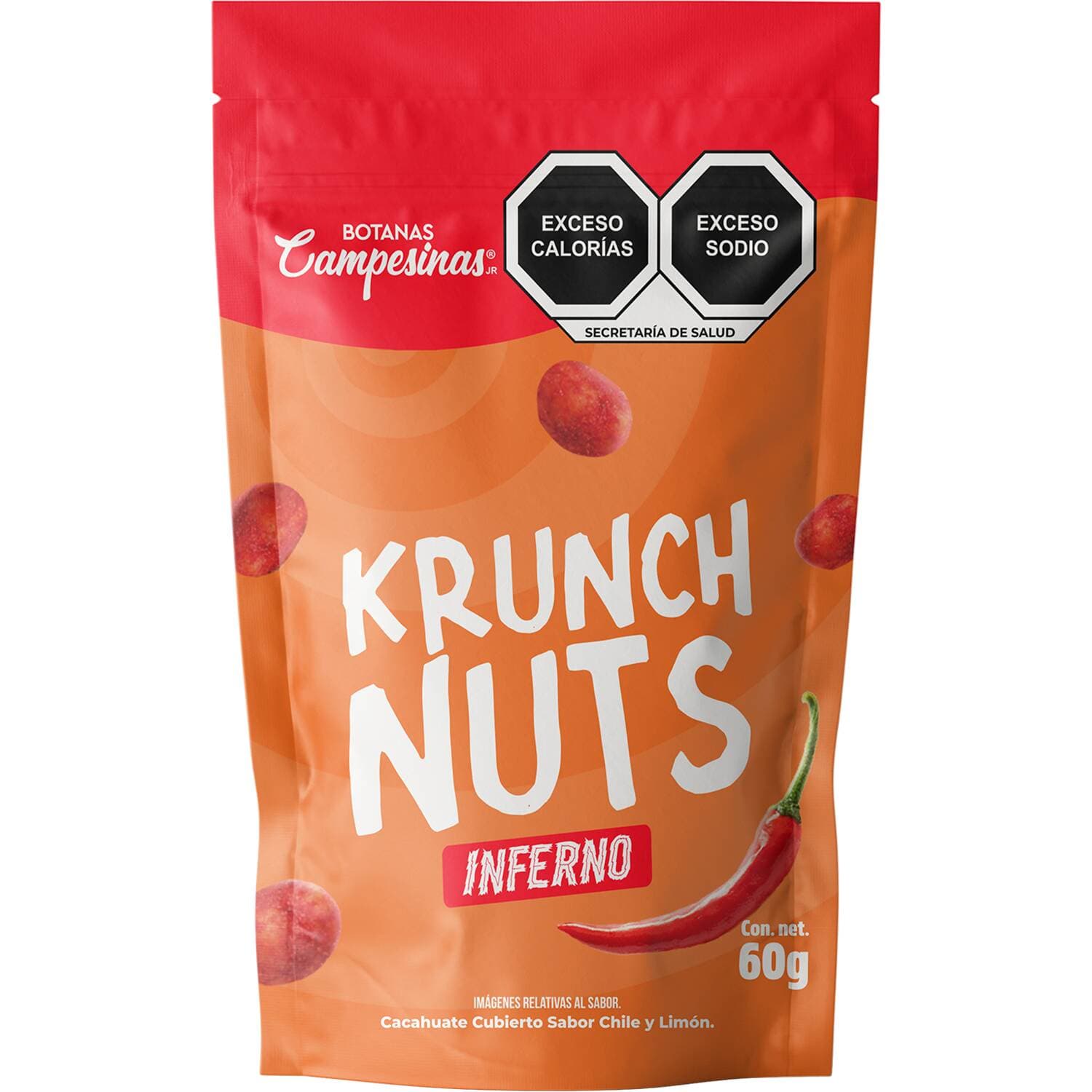 Krunch Nuts Cacahuates Inferno