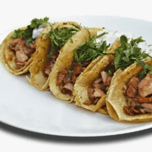 Orden de Tacos de Suadero 5 Pzas