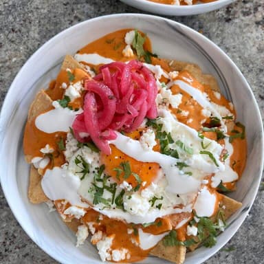 CHILAQUILES VEGANOS