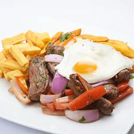 Pollo Saltado a Lo Pobre