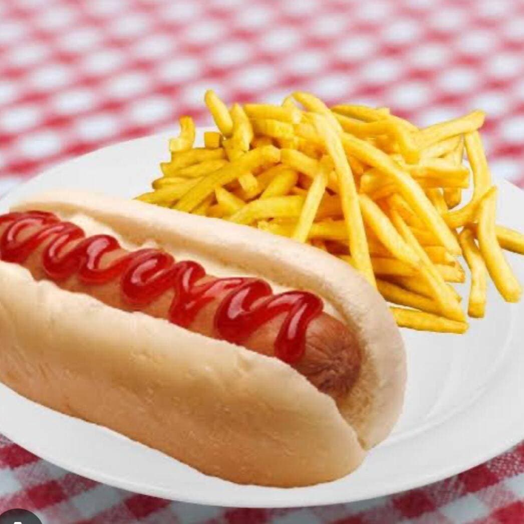 Papas Fritas+ Hotdog Jumbo
